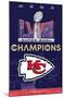 NFL Kansas City Chiefs - Super Bowl LVIII Team Logo-Trends International-Mounted Poster