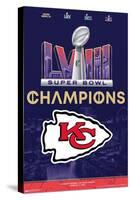 NFL Kansas City Chiefs - Super Bowl LVIII Team Logo-Trends International-Stretched Canvas