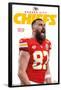 NFL Kansas City Chiefs - Travis Kelce Feature Series 24-Trends International-Framed Poster