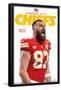 NFL Kansas City Chiefs - Travis Kelce Feature Series 24-Trends International-Framed Poster