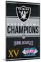 NFL Las Vegas Raiders - Champions 23-Trends International-Mounted Poster