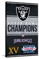 NFL Las Vegas Raiders - Champions 23-Trends International-Stretched Canvas
