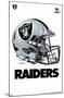 NFL Las Vegas Raiders - Drip Helmet 20-null-Mounted Standard Poster