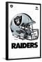 NFL Las Vegas Raiders - Drip Helmet 20-Trends International-Framed Poster