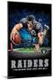 NFL Las Vegas Raiders ? End Zone 20-Trends International-Mounted Poster