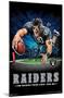 NFL Las Vegas Raiders ? End Zone 20-Trends International-Mounted Poster