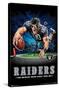 NFL Las Vegas Raiders ? End Zone 20-Trends International-Stretched Canvas