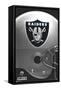 NFL Las Vegas Raiders ? Logo 20-Trends International-Framed Stretched Canvas