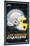 NFL Los Angeles Chargers - Neon Helmet 23-Trends International-Mounted Poster