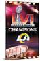 NFL Los Angeles Rams - Commemorative Super Bowl LVI Champions Team Logo-Trends International-Mounted Poster