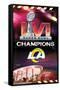 NFL Los Angeles Rams - Commemorative Super Bowl LVI Champions Team Logo-Trends International-Framed Stretched Canvas