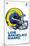 NFL Los Angeles Rams - Drip Helmet 20-null-Mounted Standard Poster