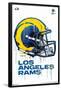 NFL Los Angeles Rams - Drip Helmet 20-Trends International-Framed Poster