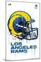 NFL Los Angeles Rams - Drip Helmet 20-Trends International-Mounted Poster