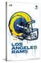 NFL Los Angeles Rams - Drip Helmet 20-Trends International-Stretched Canvas