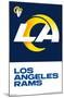 NFL Los Angeles Rams - Logo 20-Trends International-Mounted Poster