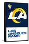 NFL Los Angeles Rams - Logo 20-Trends International-Framed Stretched Canvas