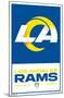 NFL Los Angeles Rams - Logo 21-Trends International-Mounted Poster