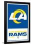 NFL Los Angeles Rams - Logo 21-Trends International-Framed Poster