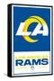 NFL Los Angeles Rams - Logo 21-Trends International-Framed Stretched Canvas
