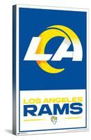 NFL Los Angeles Rams - Logo 21-Trends International-Stretched Canvas