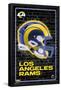 NFL Los Angeles Rams - Neon Helmet 23-Trends International-Framed Poster