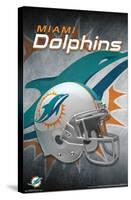 NFL Miami Dolphins - Helmet 15-Trends International-Stretched Canvas