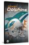 NFL Miami Dolphins - Helmet 15-Trends International-Stretched Canvas