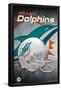 NFL Miami Dolphins - Helmet 18-Trends International-Framed Poster