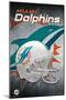 NFL Miami Dolphins - Helmet 18-Trends International-Mounted Poster