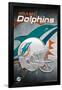 NFL Miami Dolphins - Helmet 18-Trends International-Framed Poster