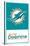 NFL Miami Dolphins - Logo 21-Trends International-Stretched Canvas