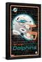 NFL Miami Dolphins - Neon Helmet 23-Trends International-Framed Poster