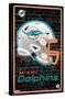 NFL Miami Dolphins - Neon Helmet 23-Trends International-Stretched Canvas