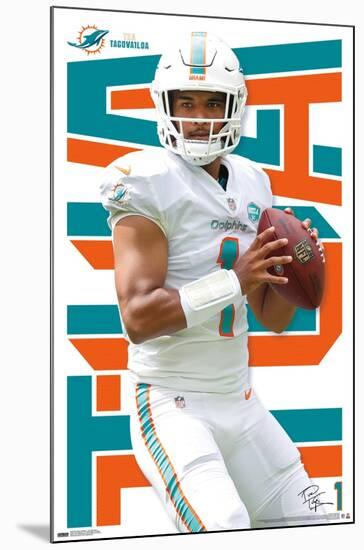 NFL Miami Dolphins - Tua Tagovailoa 20-Trends International-Mounted Poster