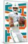 NFL Miami Dolphins - Tua Tagovailoa 20-Trends International-Mounted Poster