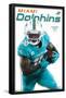 NFL Miami Dolphins - Tyreek Hill Feature Series 23-Trends International-Framed Poster