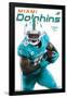 NFL Miami Dolphins - Tyreek Hill Feature Series 23-Trends International-Framed Poster