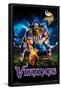 NFL Minnesota VIkings - 3 Point Stance 19-Trends International-Framed Poster