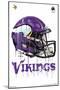 NFL Minnesota Vikings - Drip Helmet 20-Trends International-Mounted Poster