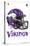 NFL Minnesota Vikings - Drip Helmet 20-Trends International-Stretched Canvas