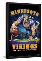 NFL Minnesota VIkings - End Zone 17-Trends International-Framed Poster