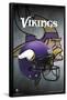 NFL Minnesota VIkings - Helmet 16-Trends International-Framed Poster