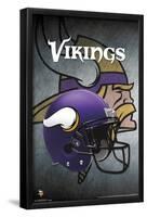 NFL Minnesota VIkings - Helmet 16-Trends International-Framed Poster