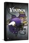 NFL Minnesota VIkings - Helmet 16-Trends International-Framed Stretched Canvas