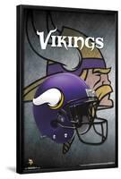 NFL: Minnesota Vikings- Helmet Logo-null-Framed Poster