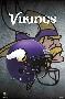 NFL: Minnesota Vikings- Helmet Logo-null-Lamina Framed Poster