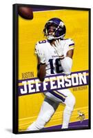 NFL Minnesota Vikings - Justin Jefferson 22-Trends International-Framed Poster