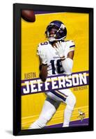 NFL Minnesota Vikings - Justin Jefferson 22-Trends International-Framed Poster