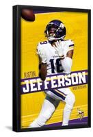 NFL Minnesota Vikings - Justin Jefferson 22-Trends International-Framed Poster